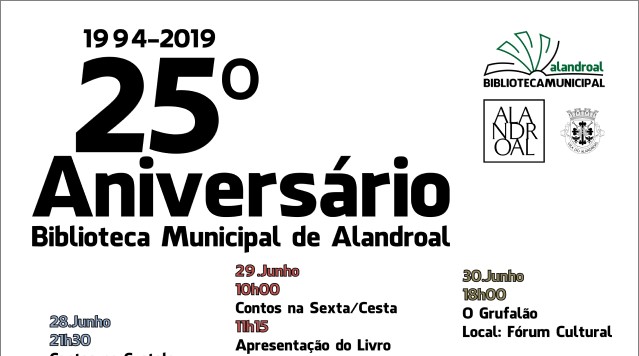 25.º Aniversário da Biblioteca Municipal de Alandroal