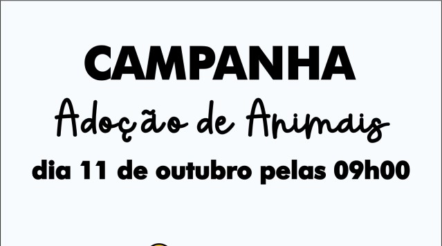 Campanha de Adoção de animais