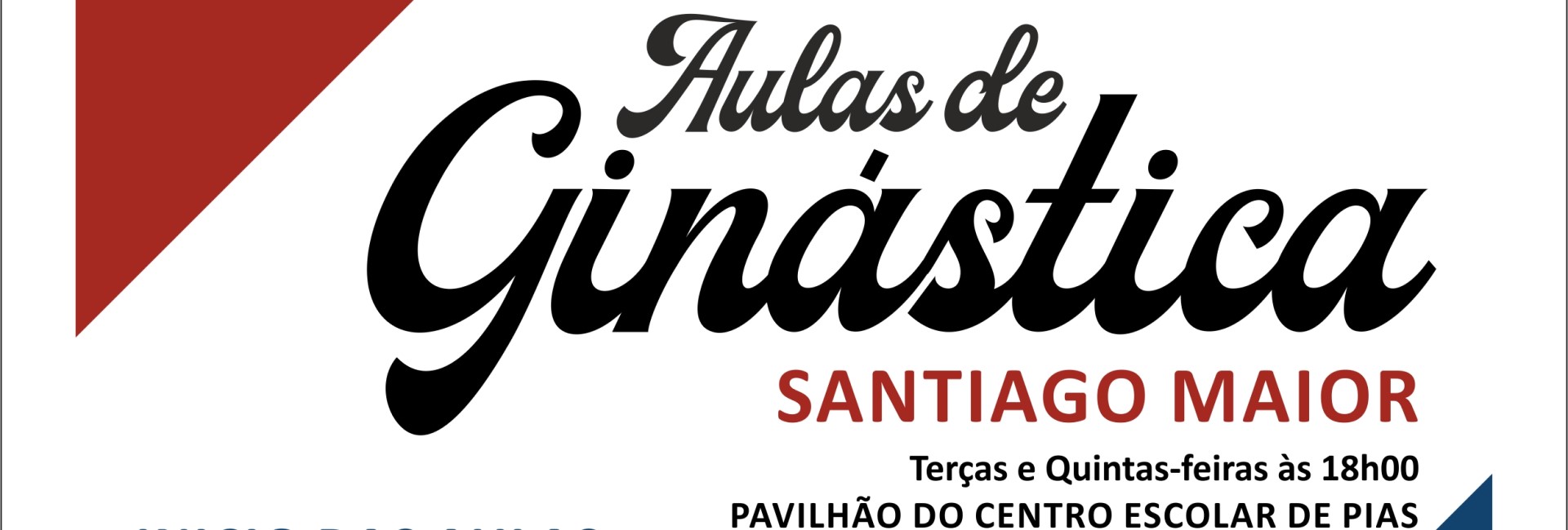 Aulas de Ginástica – Santiago Maior