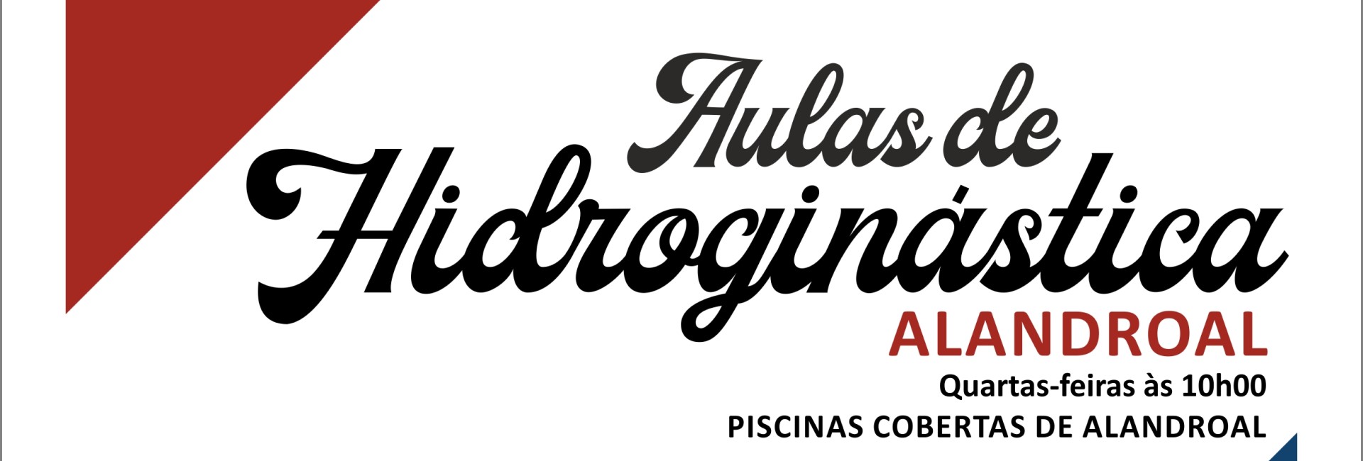 Aulas de Hidrogiástica Sénior