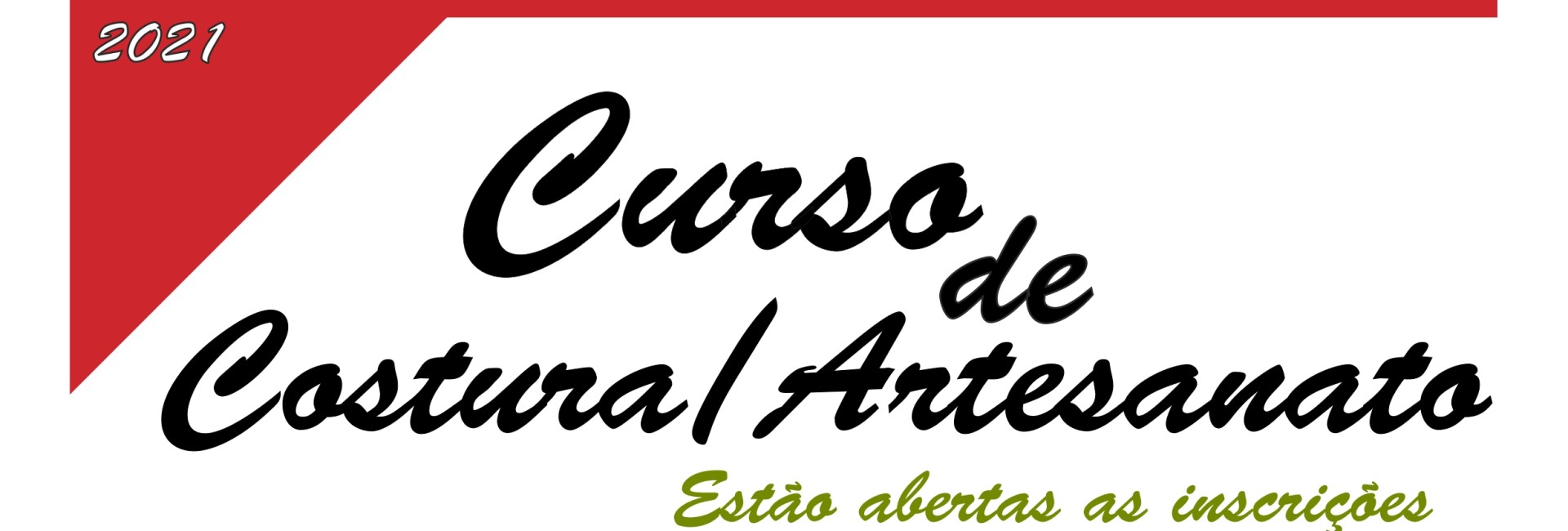 Curso de Costura/Artesanato (inscrições abertas)