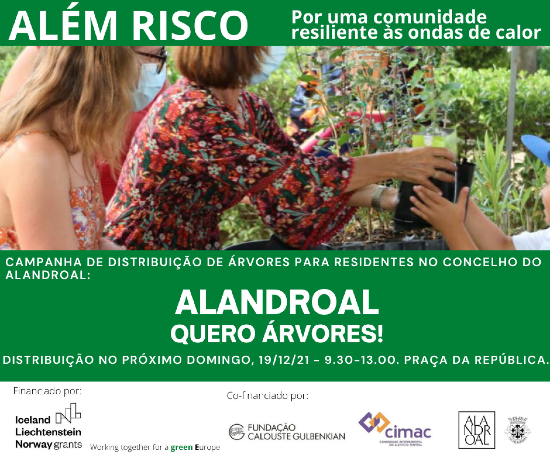 Campanha de distribuição de árvores