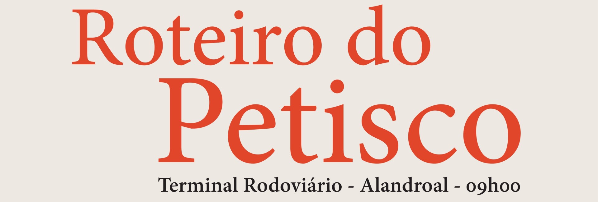 Roteiro do Petisco