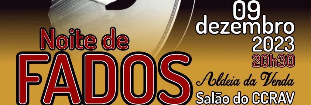 Noite de Fados CCRAV 2023-banner