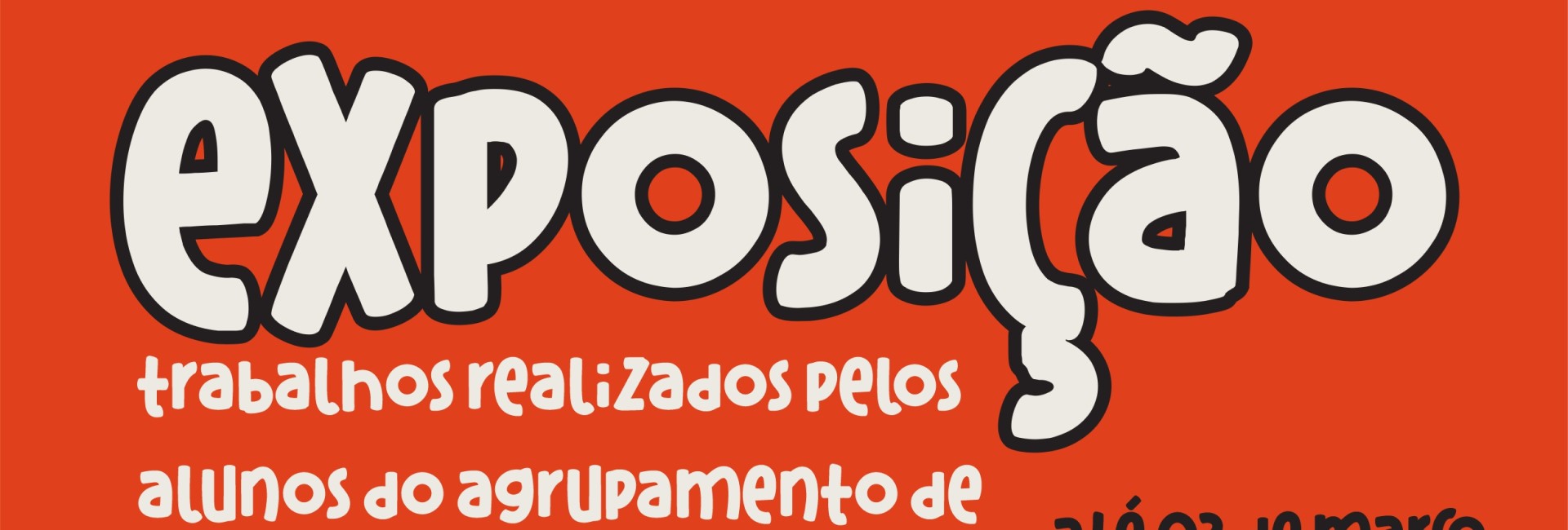 Exposição de trabalhos realizados pelo alunos do Agrupamento de Escolas de Alandroal