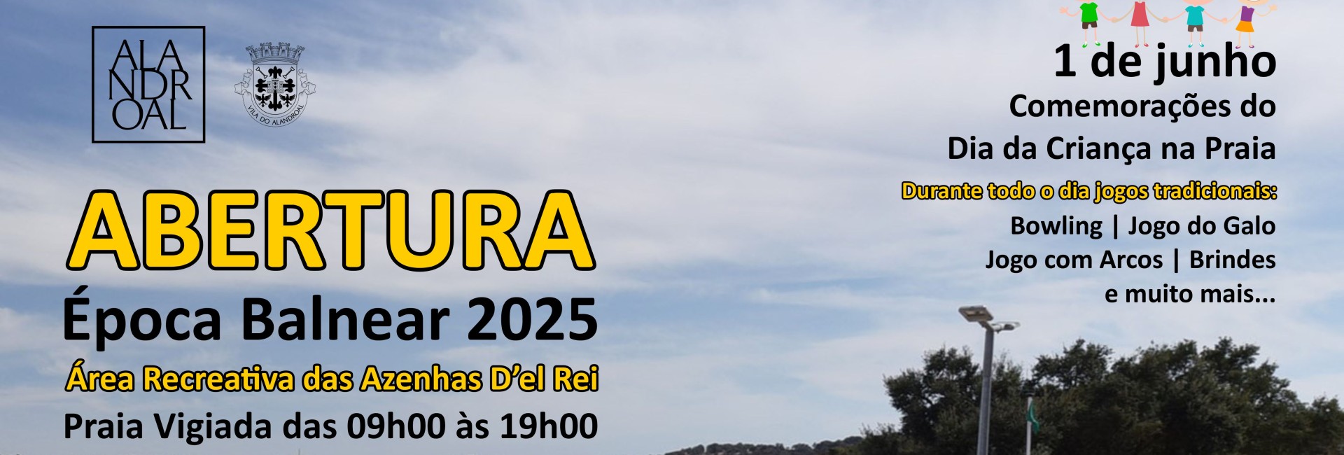 Área Recreativa das Azenhas D’el Rei – Abertura da Época Balnear 2025