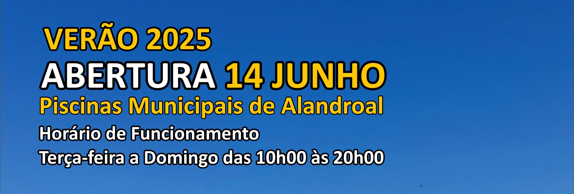 Abertura das Piscinas Municipais