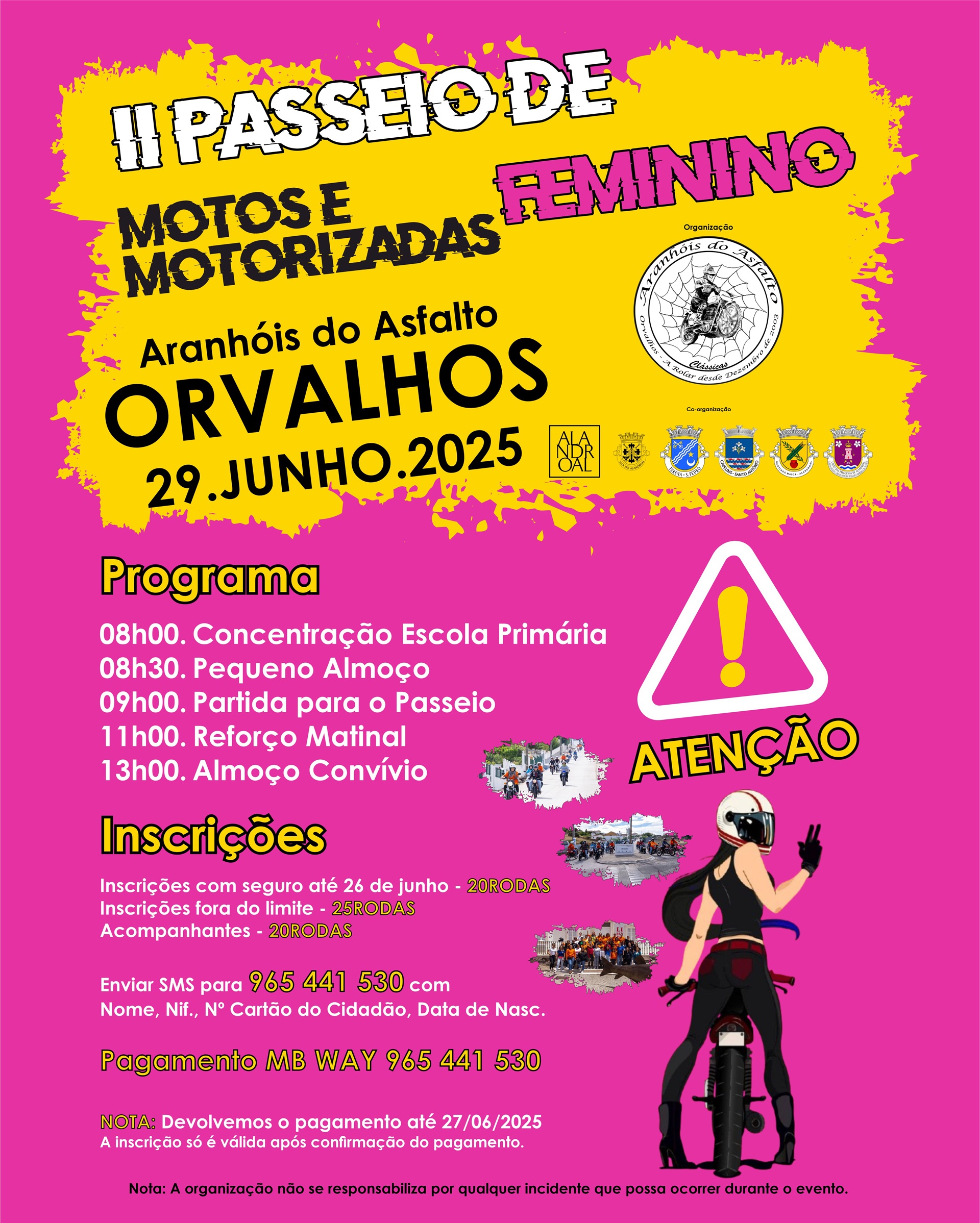 II Passeio de Motas e Motorizadas Feminino
