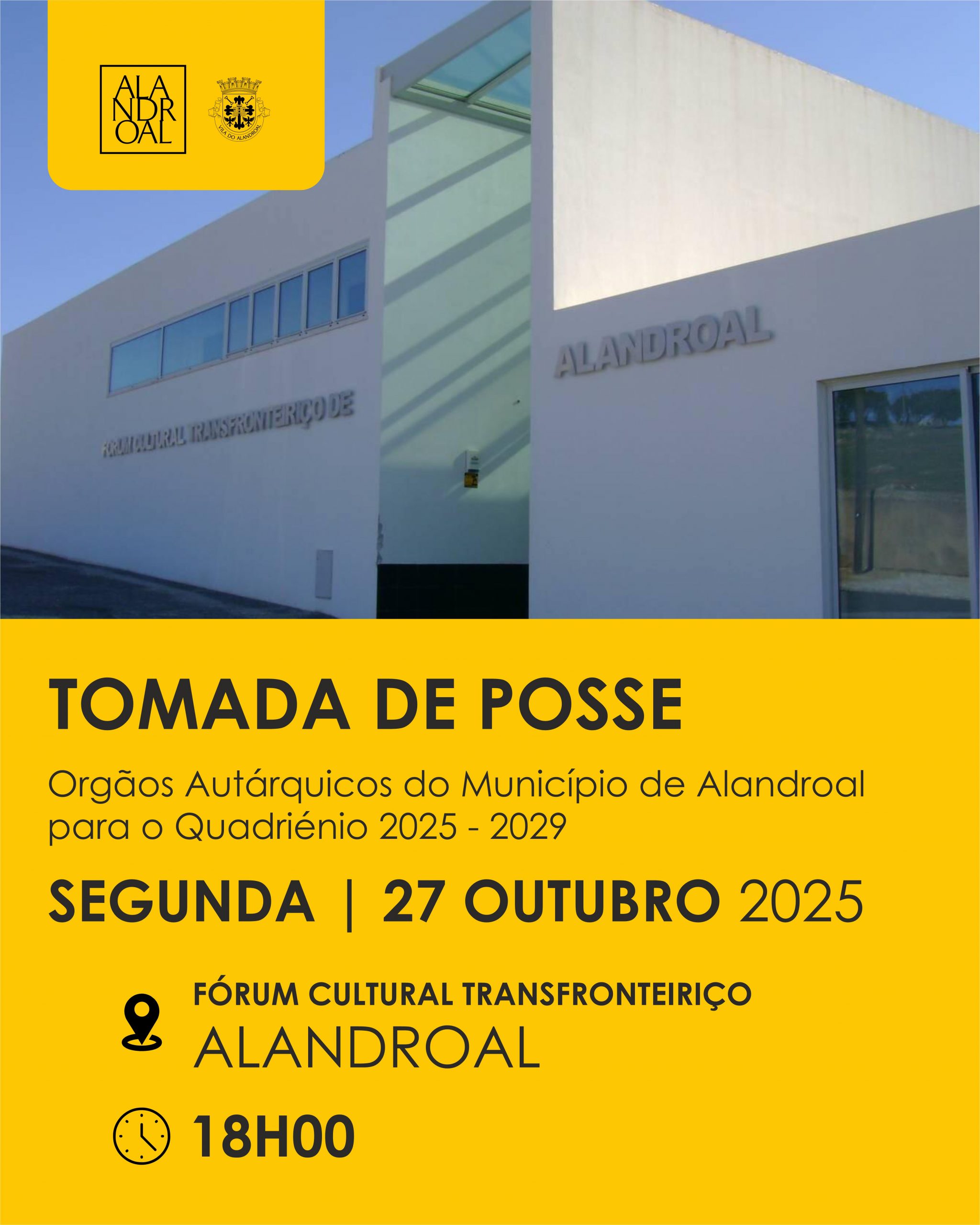 Tomada de Posse – Órgãos Autárquicos do Município de Alandroal para o Quadriénio 2025-2029